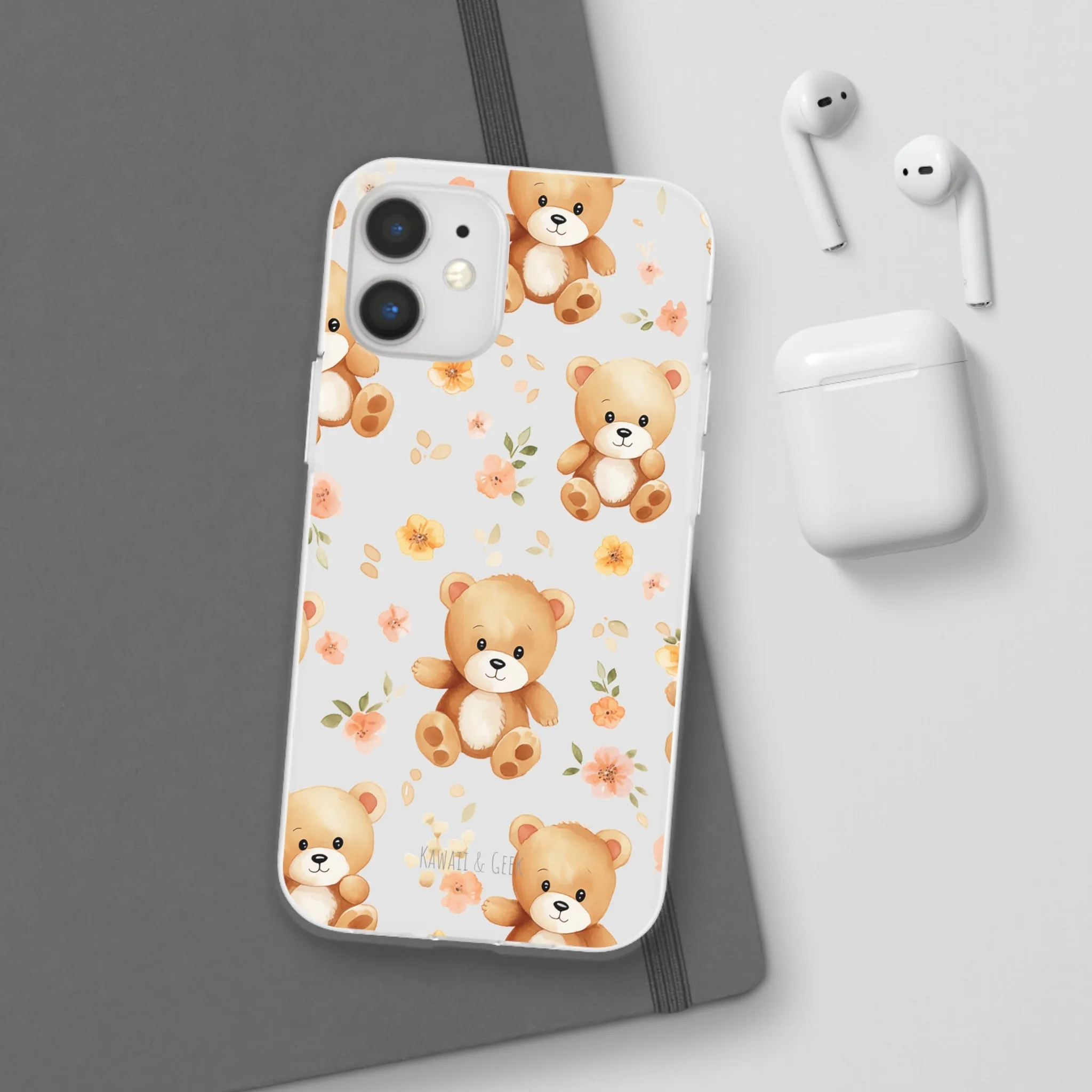 Teddy Delight: Flexi and semi-Transparent Phone Case