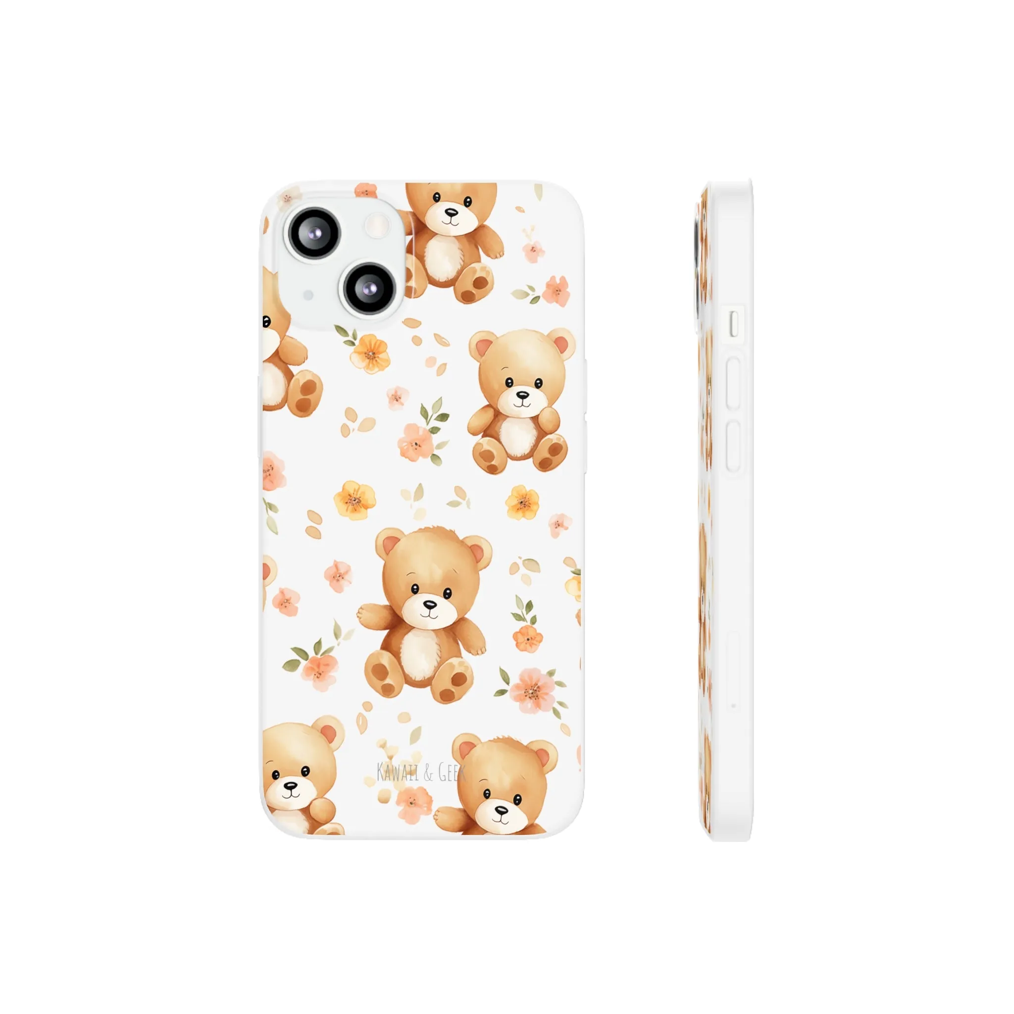Teddy Delight: Flexi and semi-Transparent Phone Case