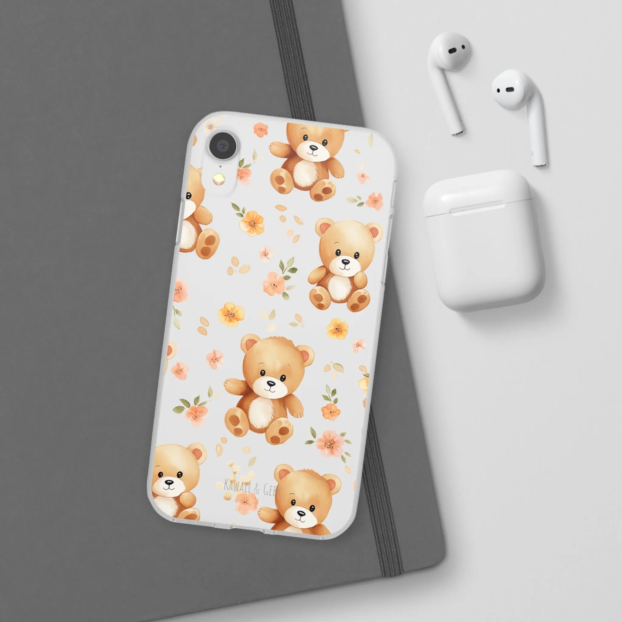 Teddy Delight: Flexi and semi-Transparent Phone Case