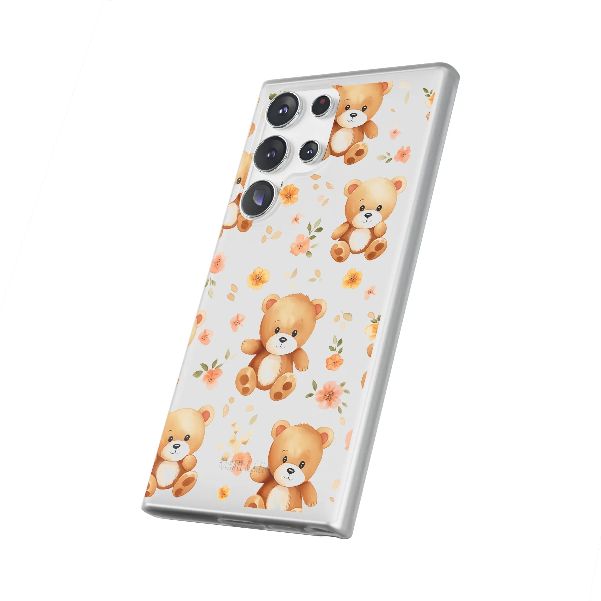Teddy Delight: Flexi and semi-Transparent Phone Case