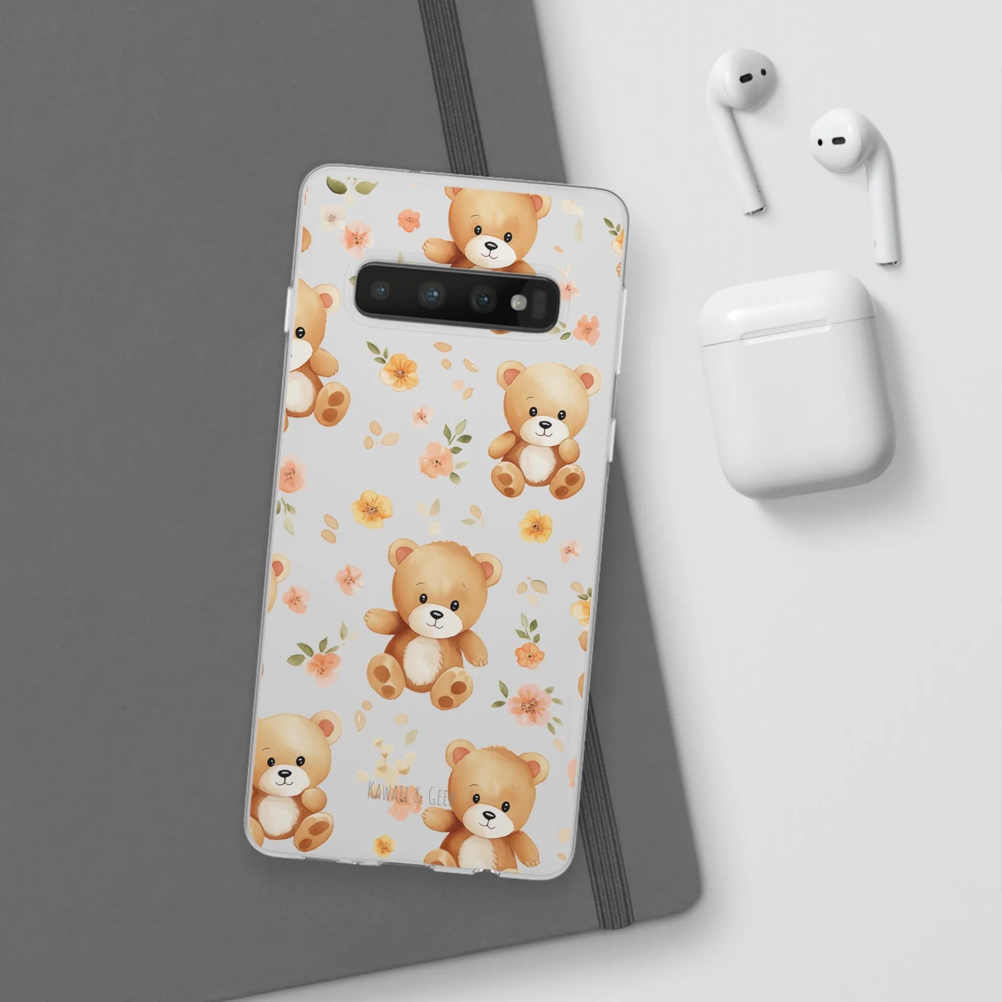 Teddy Delight: Flexi and semi-Transparent Phone Case