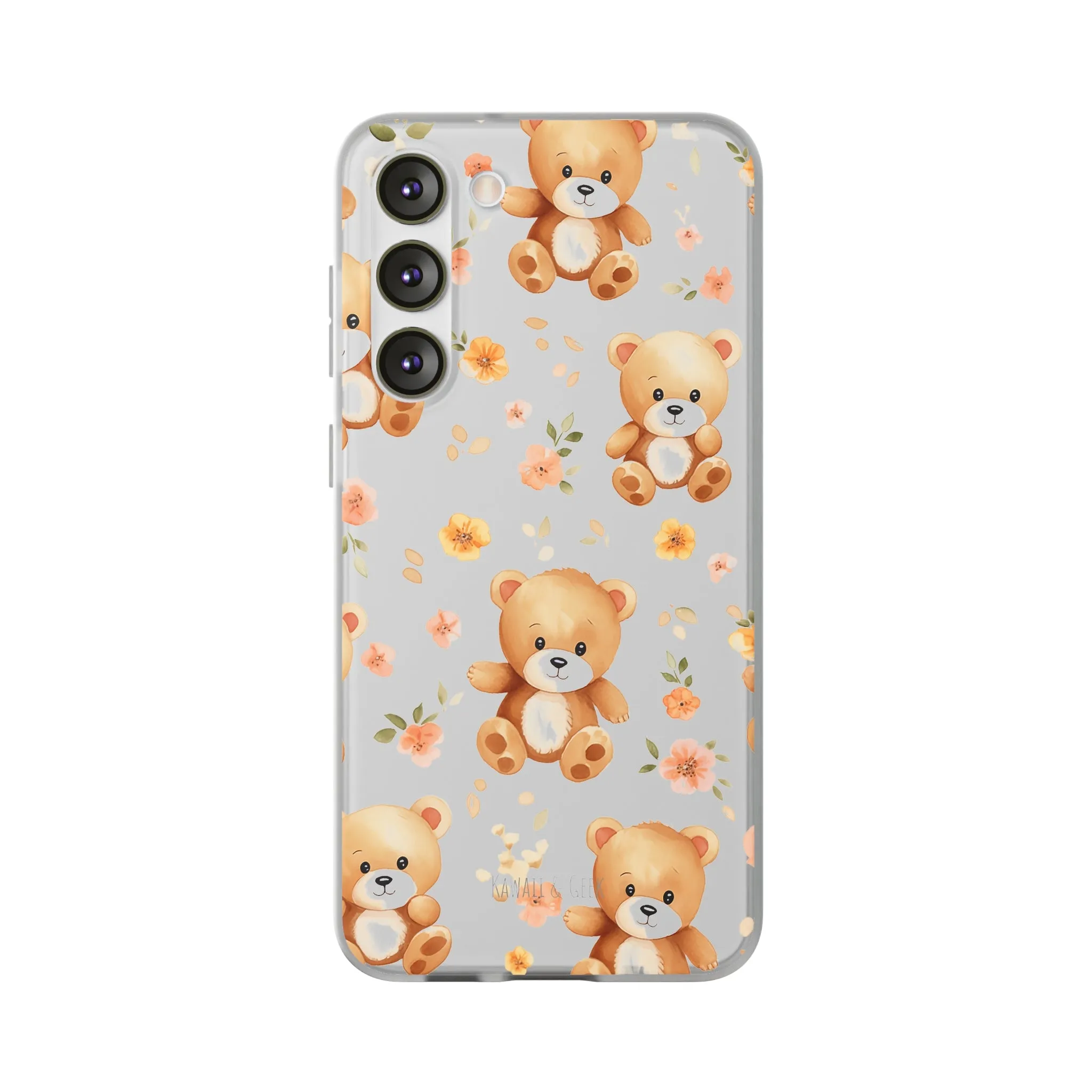 Teddy Delight: Flexi and semi-Transparent Phone Case