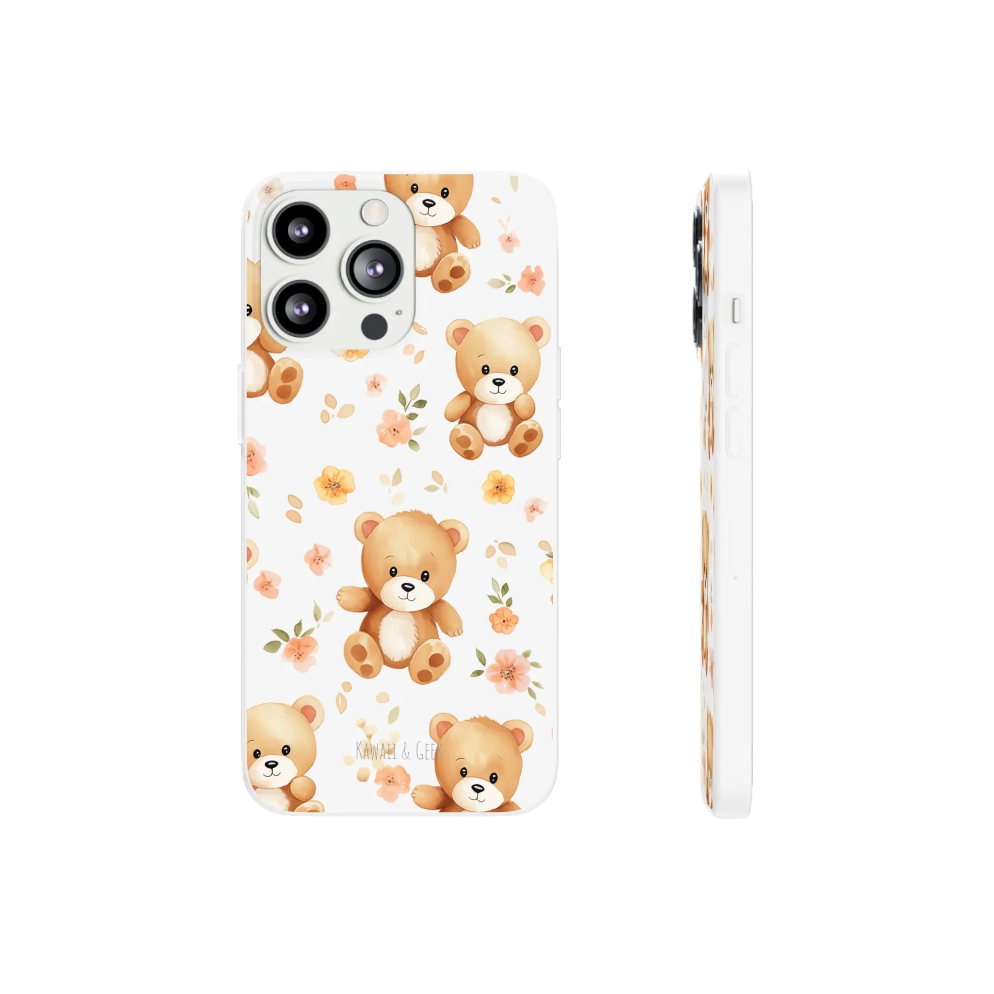 Teddy Delight: Flexi and semi-Transparent Phone Case