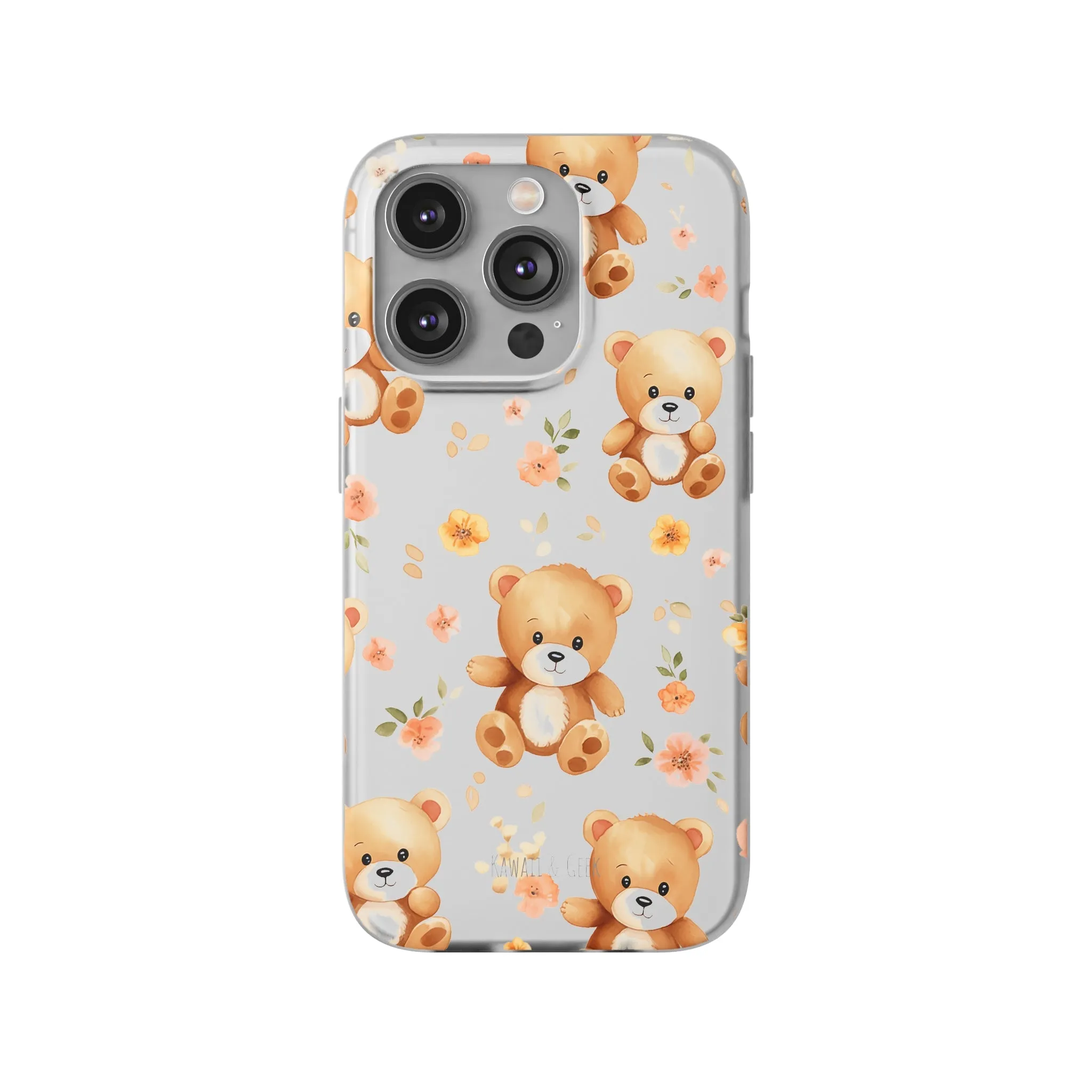 Teddy Delight: Flexi and semi-Transparent Phone Case