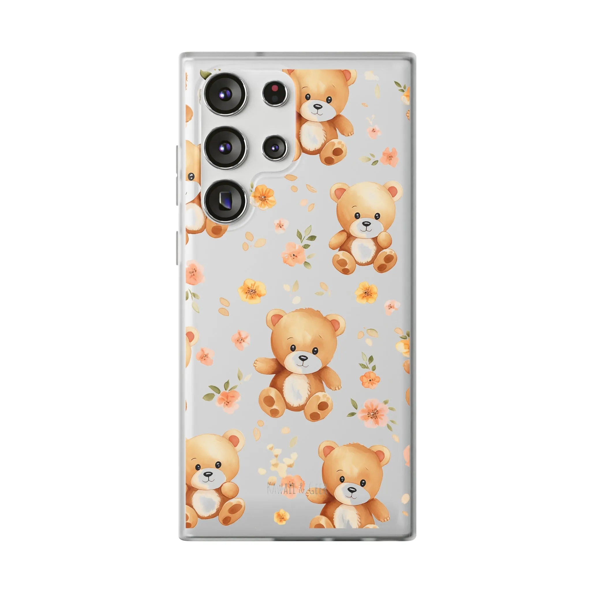 Teddy Delight: Flexi and semi-Transparent Phone Case