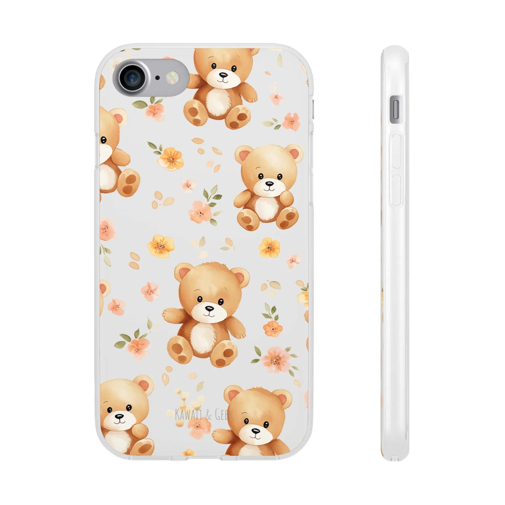 Teddy Delight: Flexi and semi-Transparent Phone Case