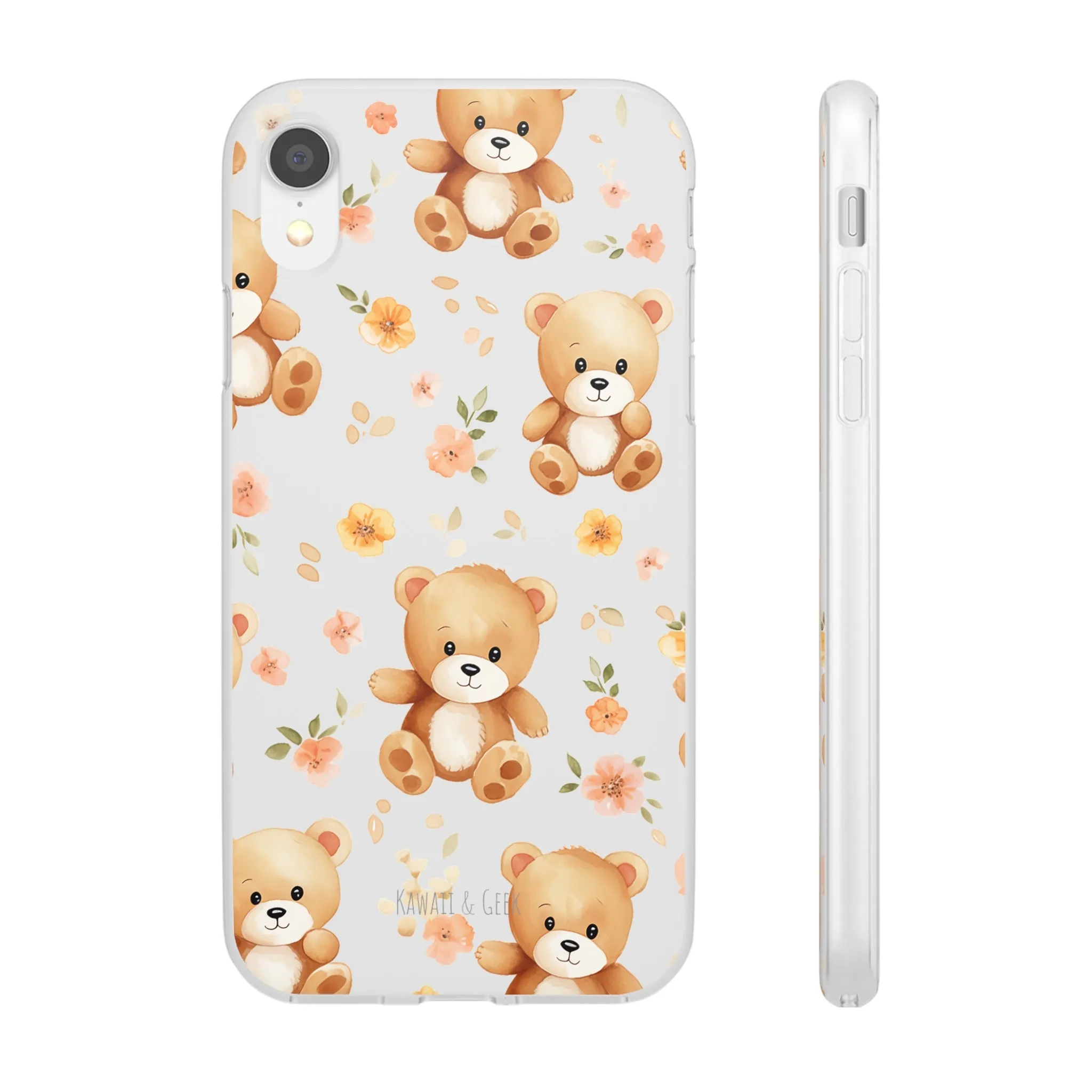 Teddy Delight: Flexi and semi-Transparent Phone Case