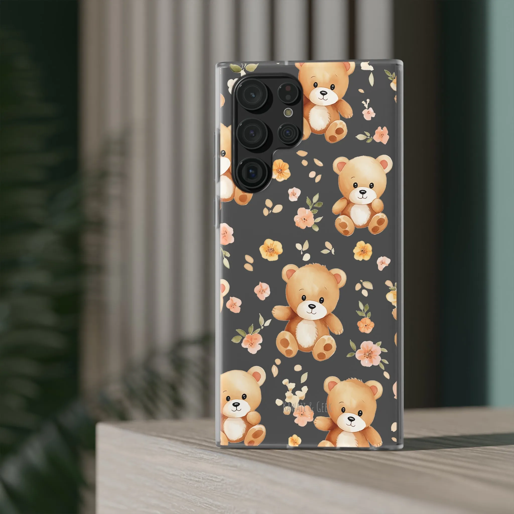 Teddy Delight: Flexi and semi-Transparent Phone Case