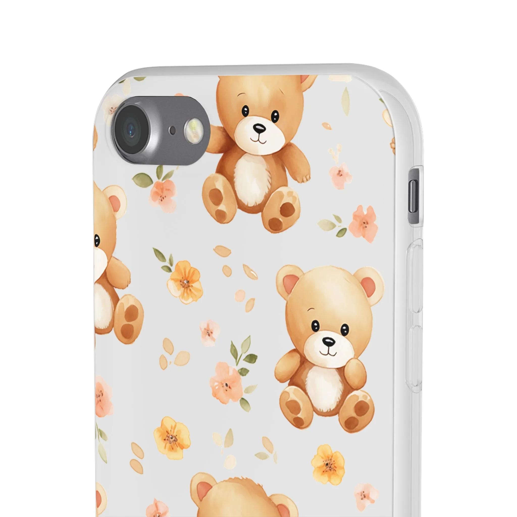 Teddy Delight: Flexi and semi-Transparent Phone Case