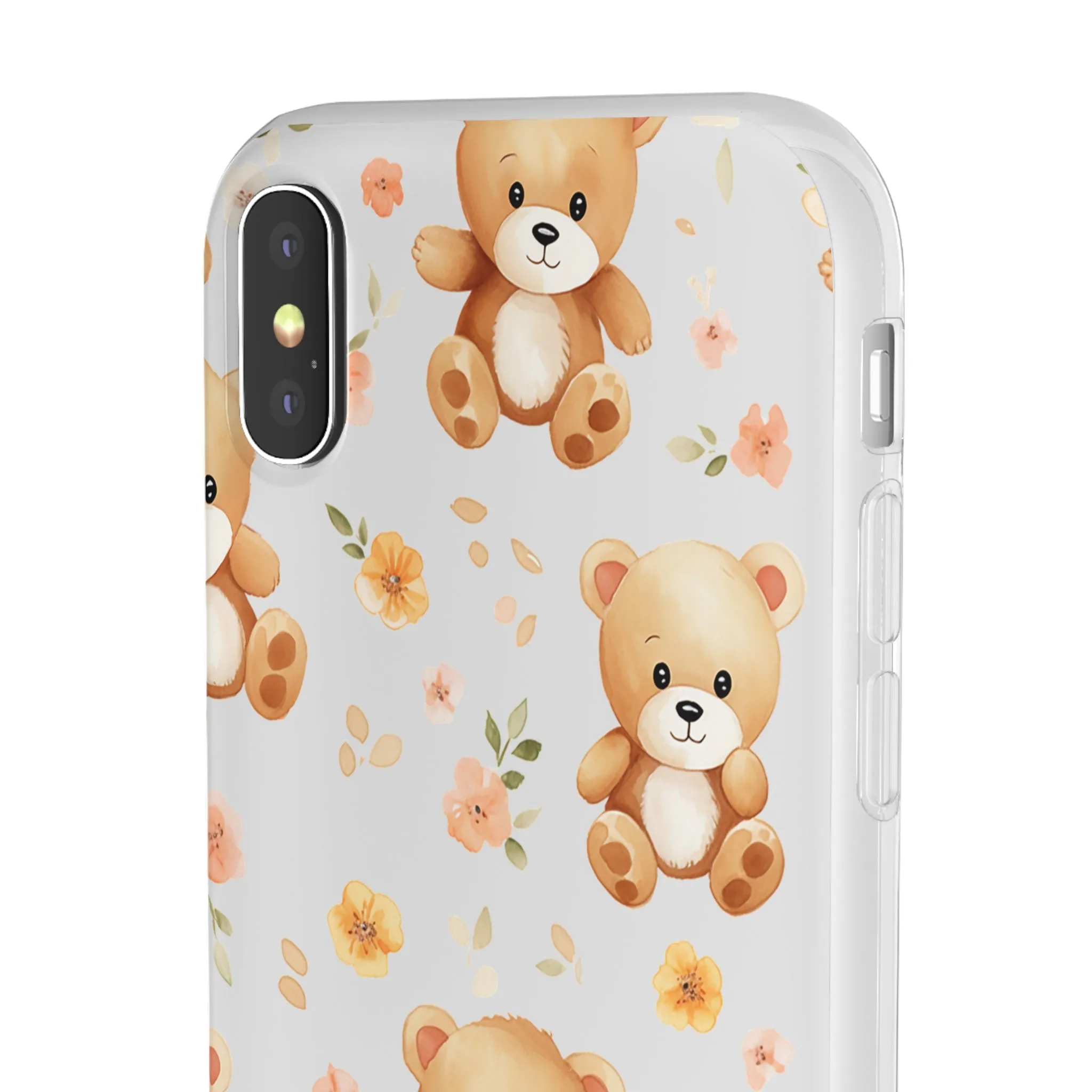 Teddy Delight: Flexi and semi-Transparent Phone Case