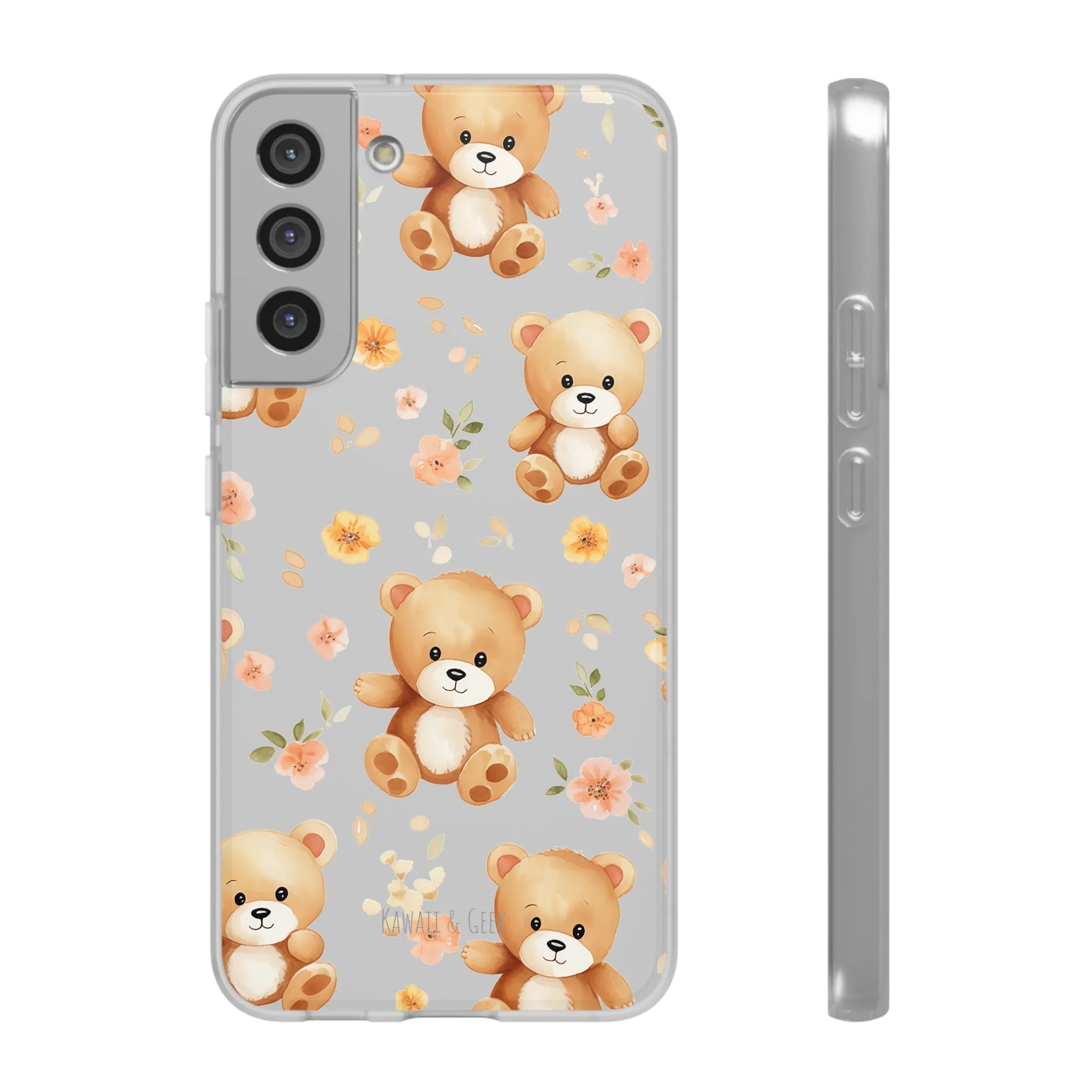 Teddy Delight: Flexi and semi-Transparent Phone Case