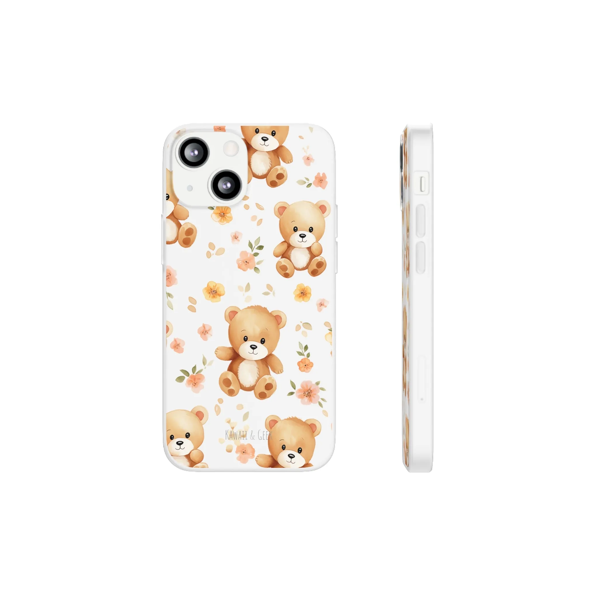 Teddy Delight: Flexi and semi-Transparent Phone Case