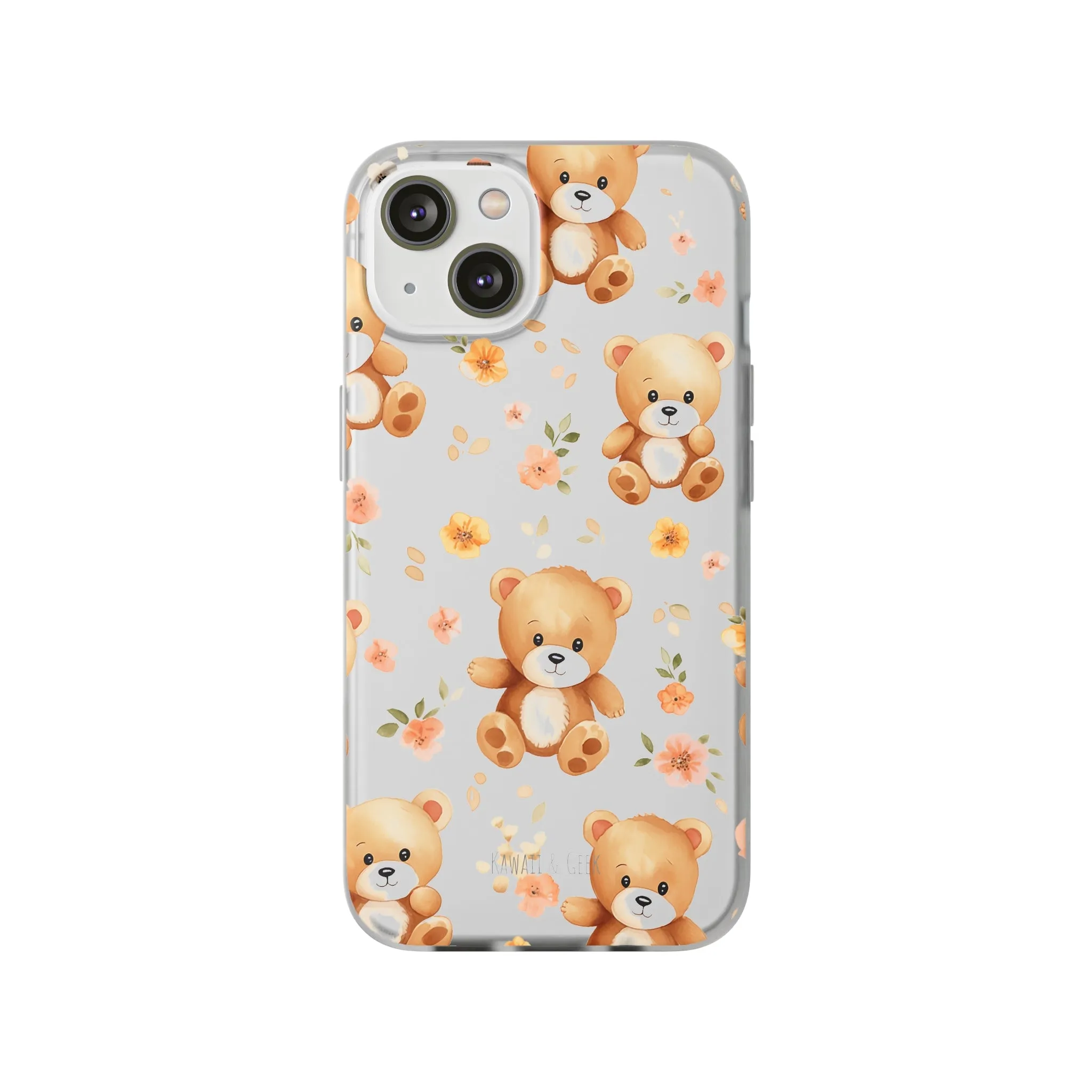 Teddy Delight: Flexi and semi-Transparent Phone Case