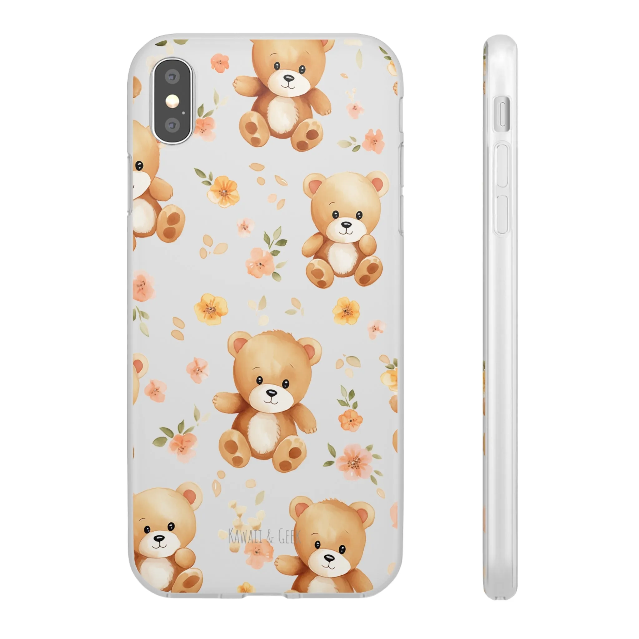 Teddy Delight: Flexi and semi-Transparent Phone Case