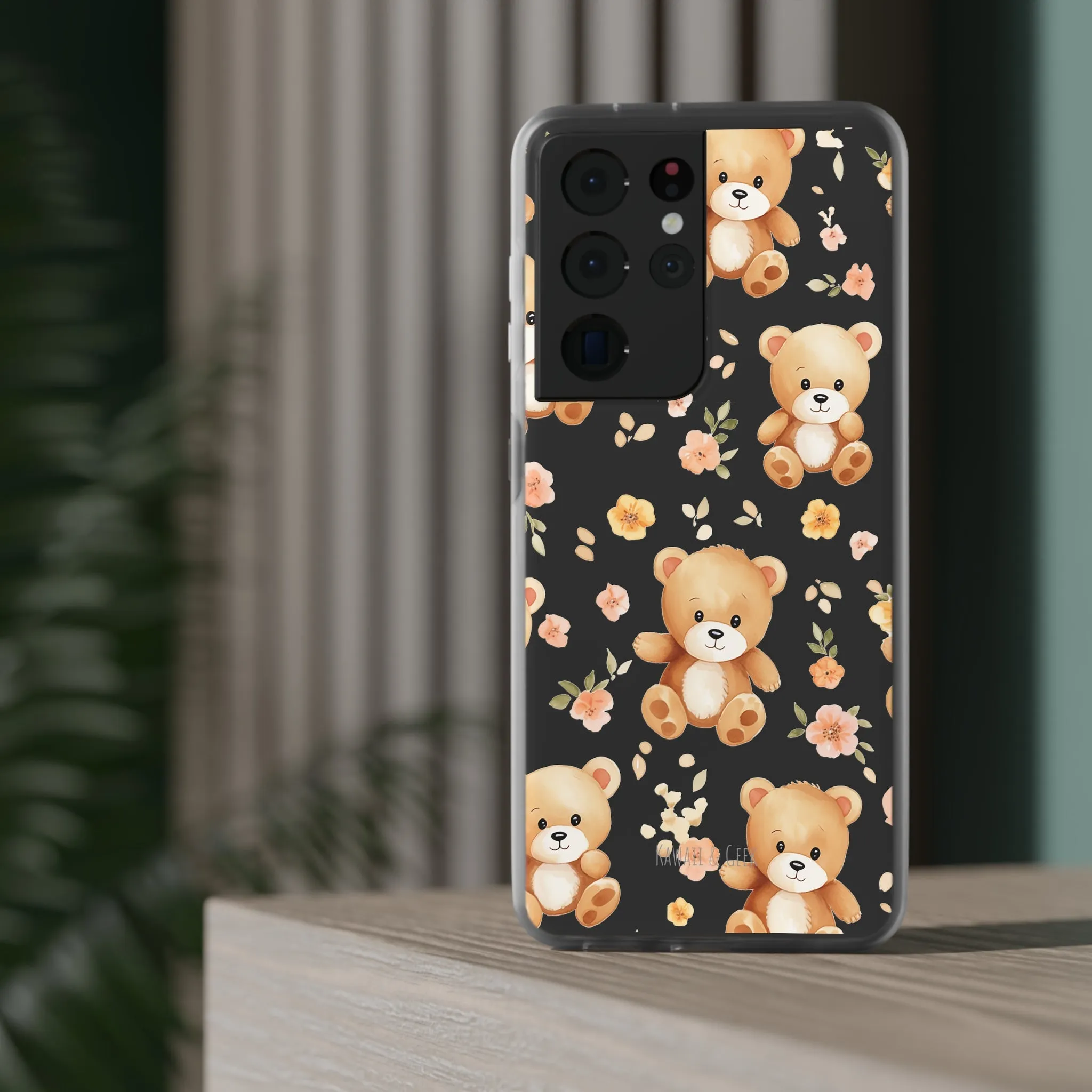 Teddy Delight: Flexi and semi-Transparent Phone Case