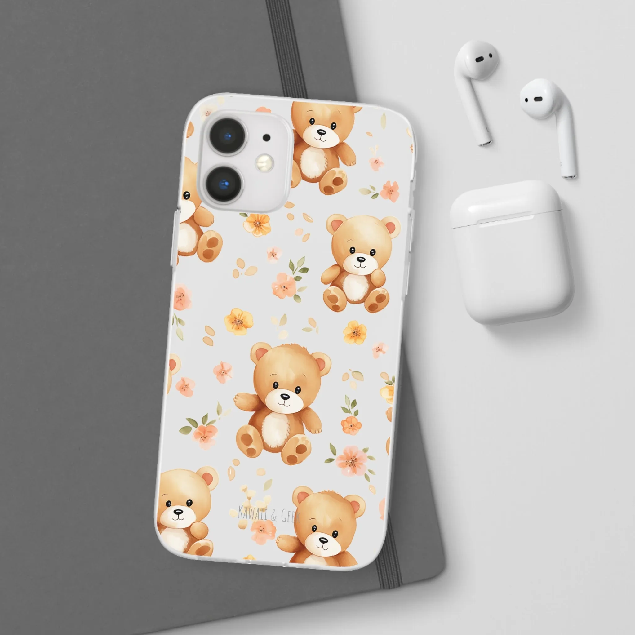 Teddy Delight: Flexi and semi-Transparent Phone Case