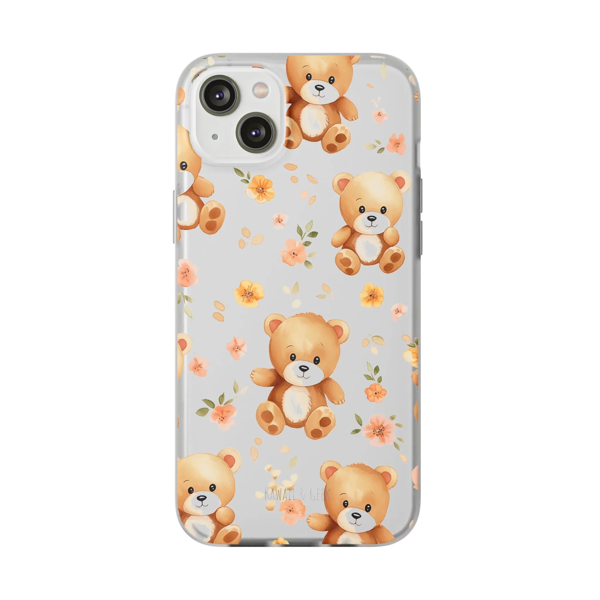 Teddy Delight: Flexi and semi-Transparent Phone Case
