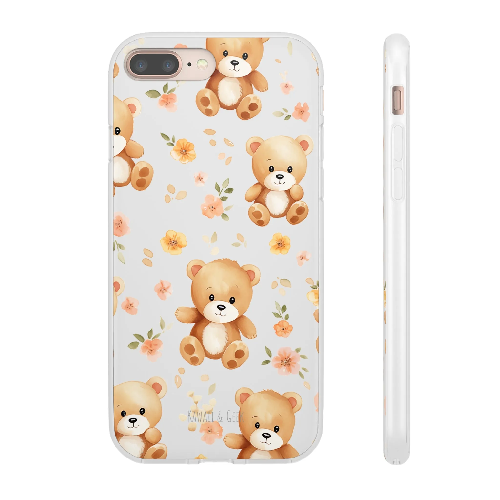 Teddy Delight: Flexi and semi-Transparent Phone Case
