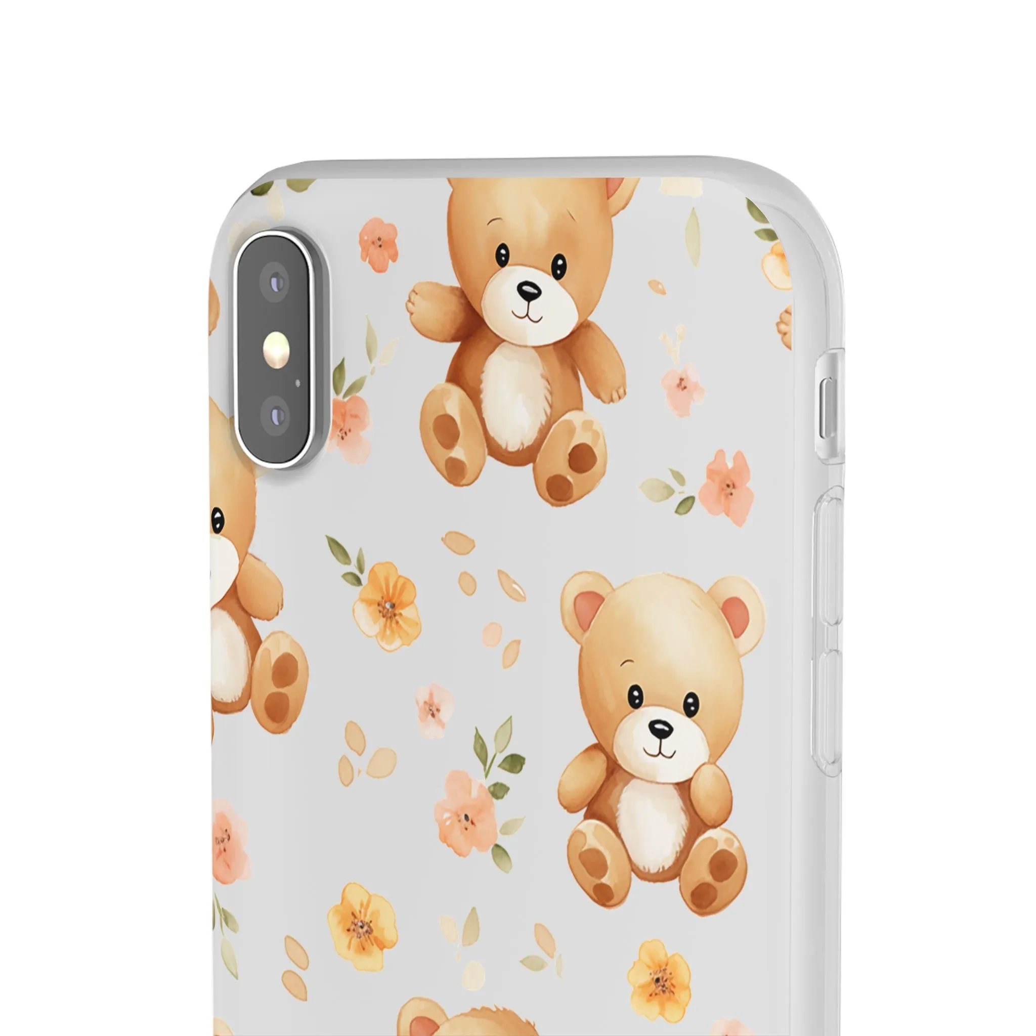 Teddy Delight: Flexi and semi-Transparent Phone Case