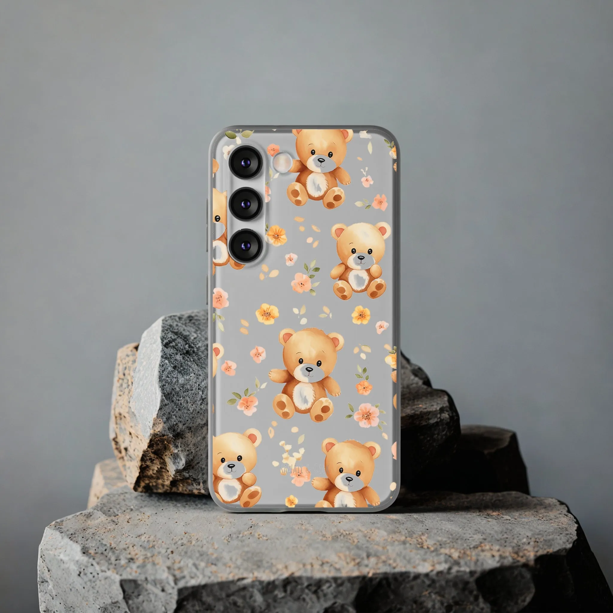 Teddy Delight: Flexi and semi-Transparent Phone Case