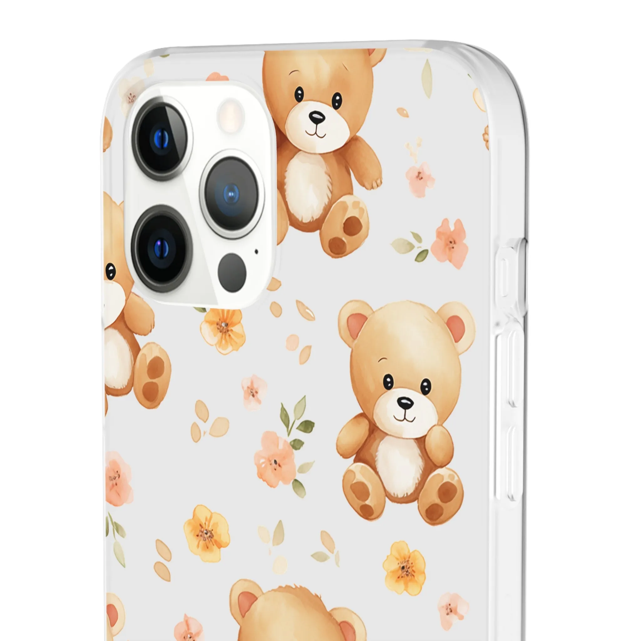 Teddy Delight: Flexi and semi-Transparent Phone Case