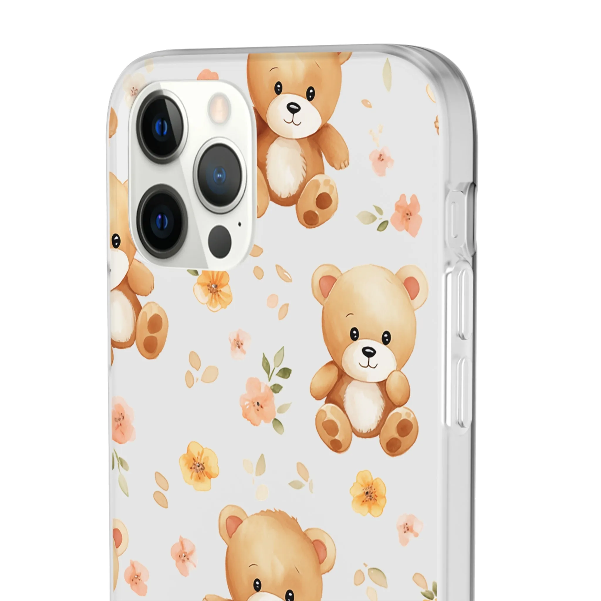 Teddy Delight: Flexi and semi-Transparent Phone Case