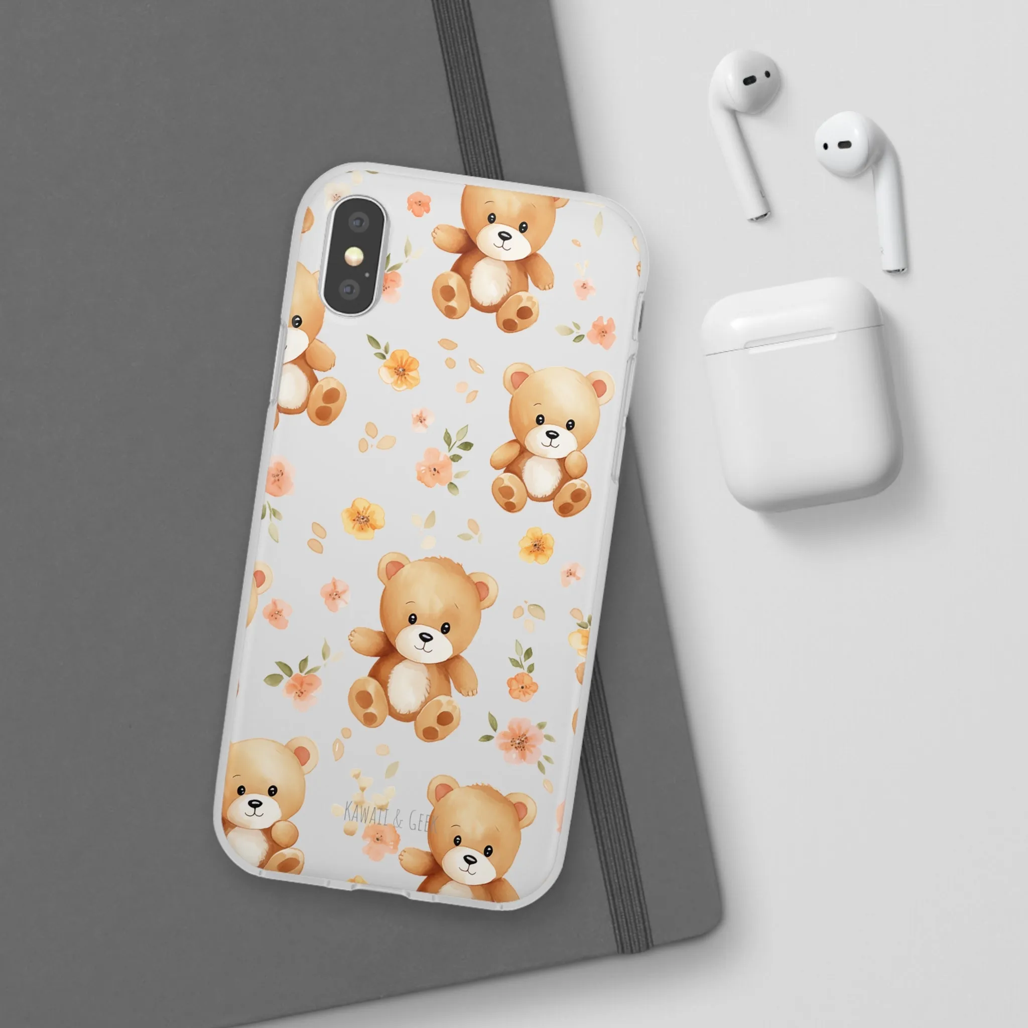 Teddy Delight: Flexi and semi-Transparent Phone Case