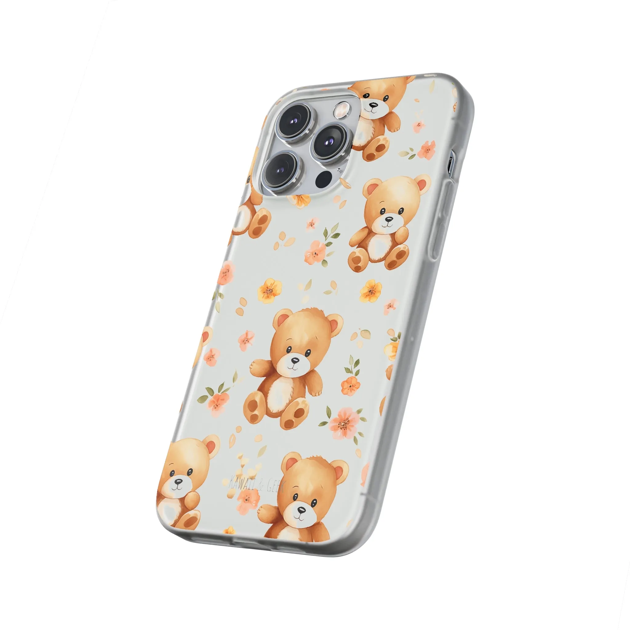 Teddy Delight: Flexi and semi-Transparent Phone Case