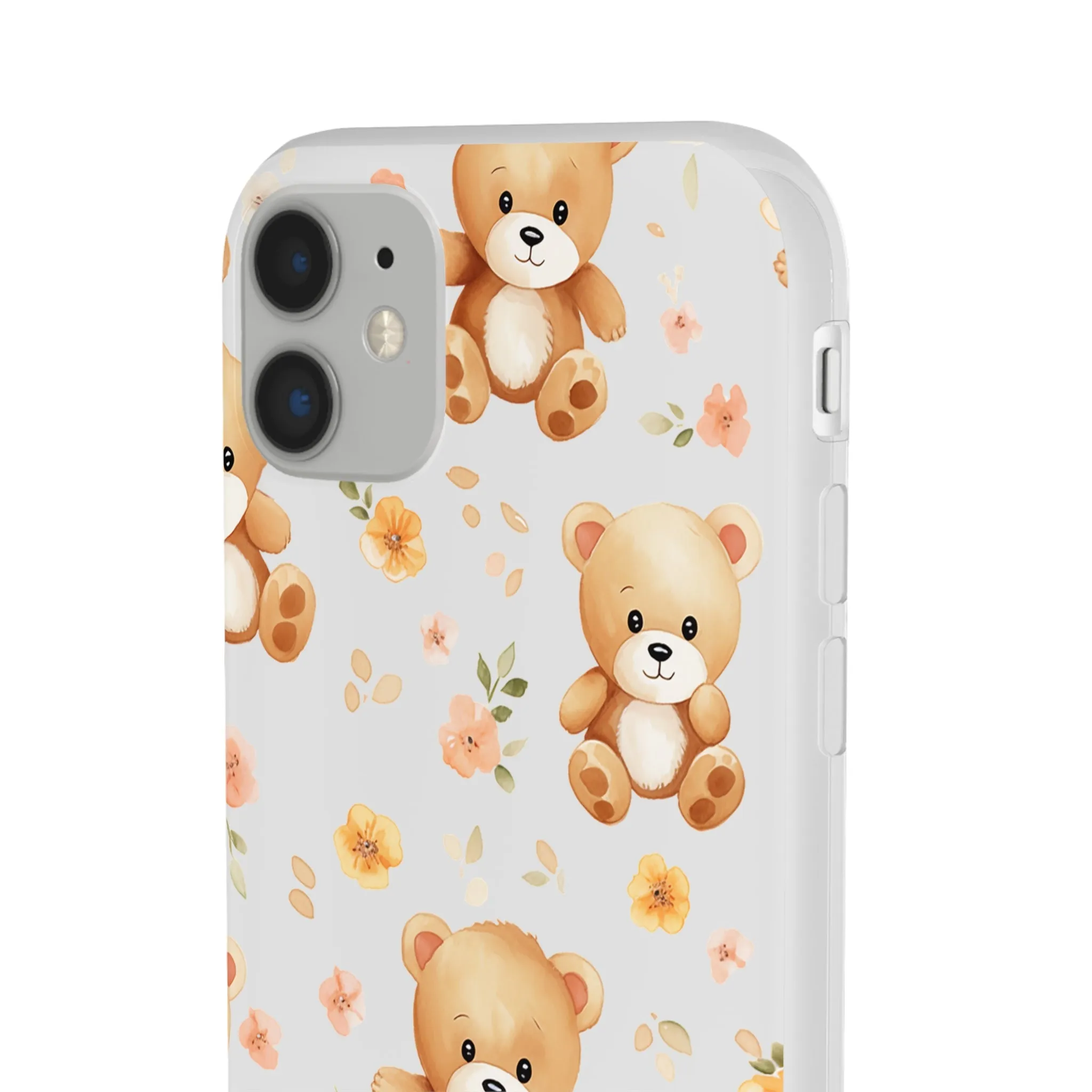 Teddy Delight: Flexi and semi-Transparent Phone Case