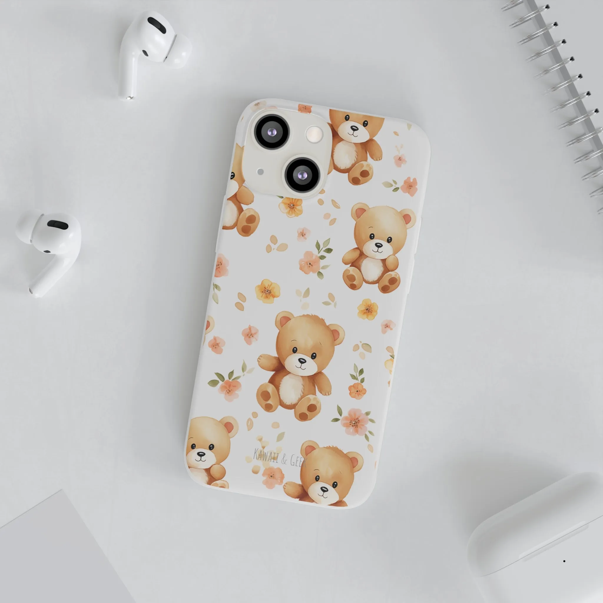 Teddy Delight: Flexi and semi-Transparent Phone Case
