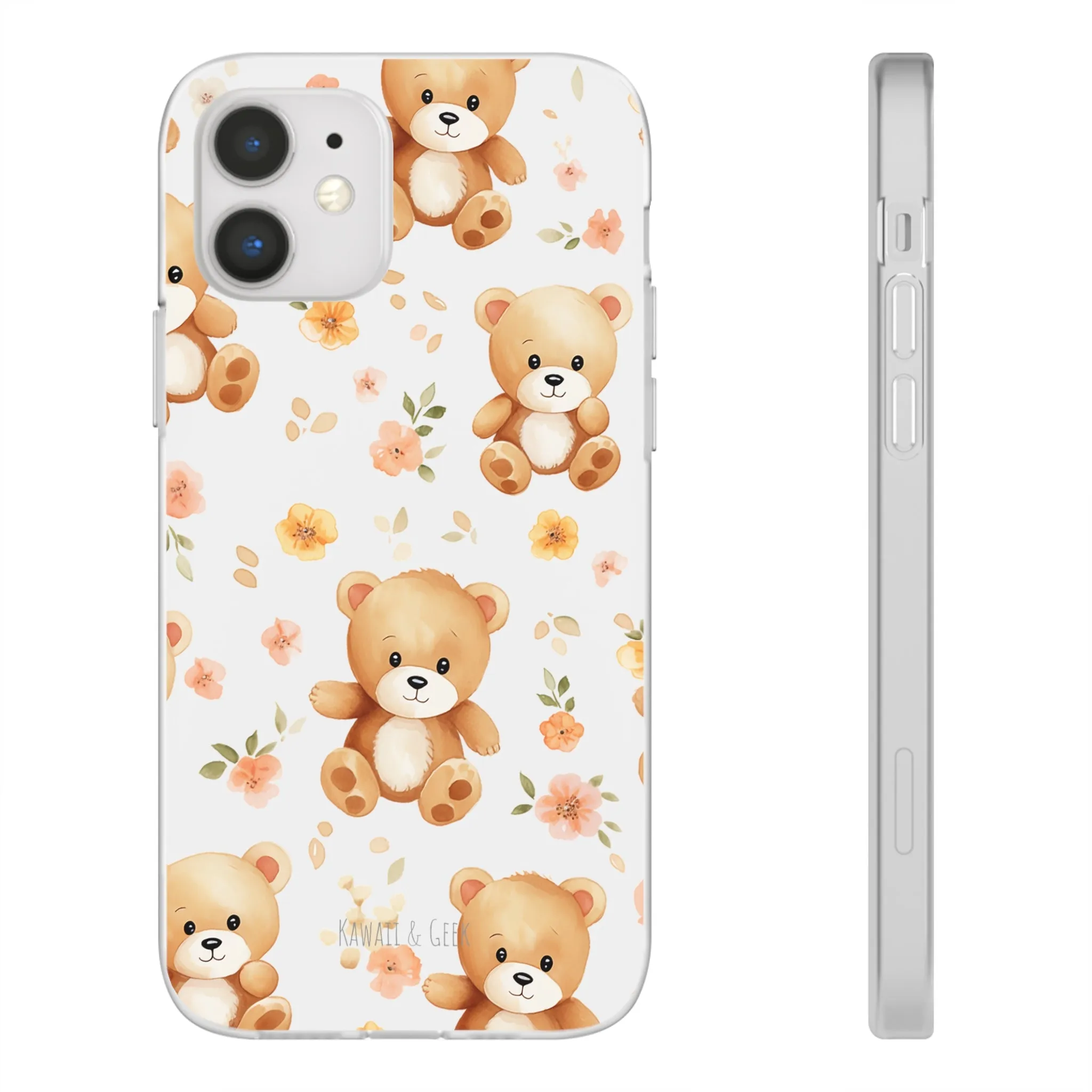 Teddy Delight: Flexi and semi-Transparent Phone Case