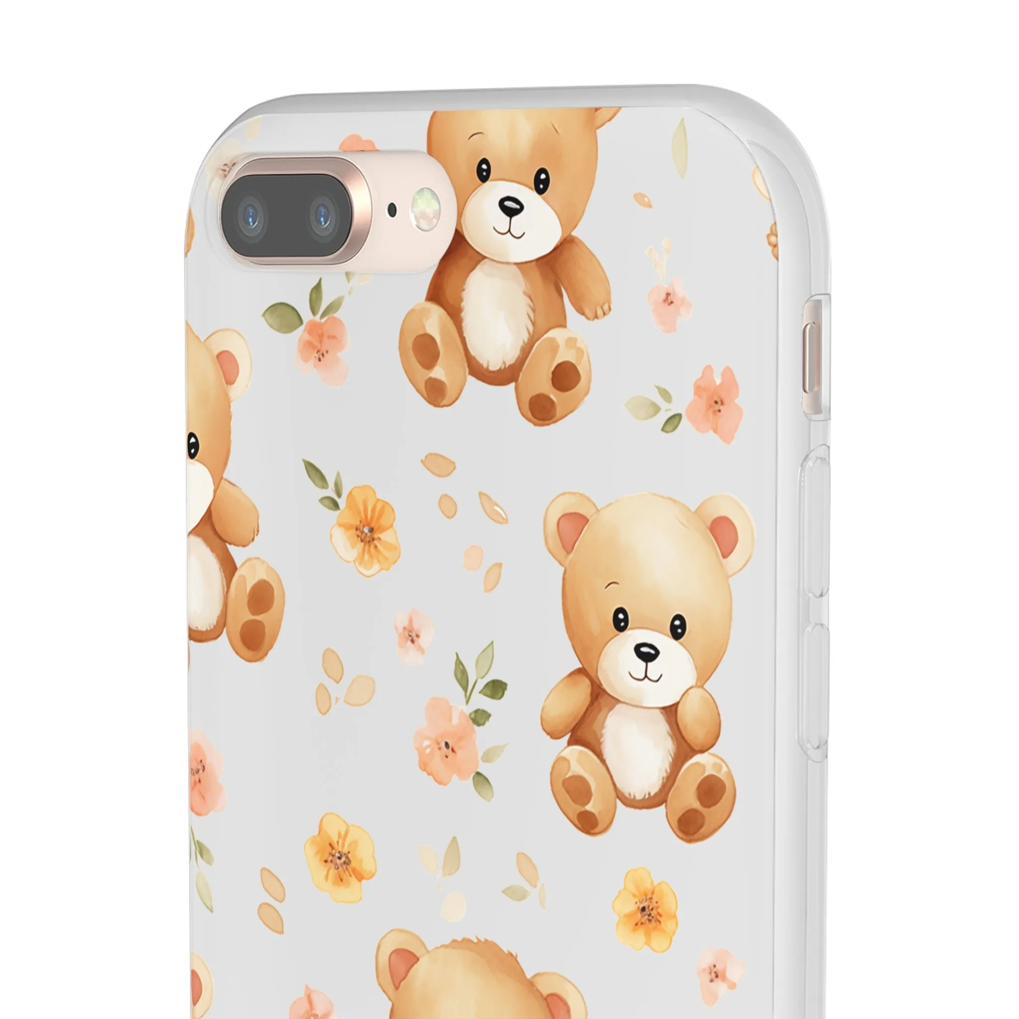 Teddy Delight: Flexi and semi-Transparent Phone Case