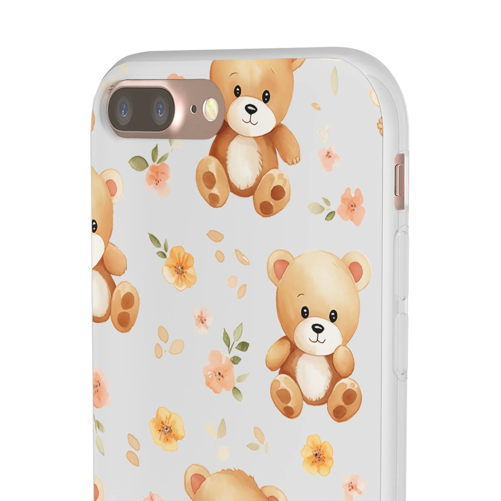 Teddy Delight: Flexi and semi-Transparent Phone Case