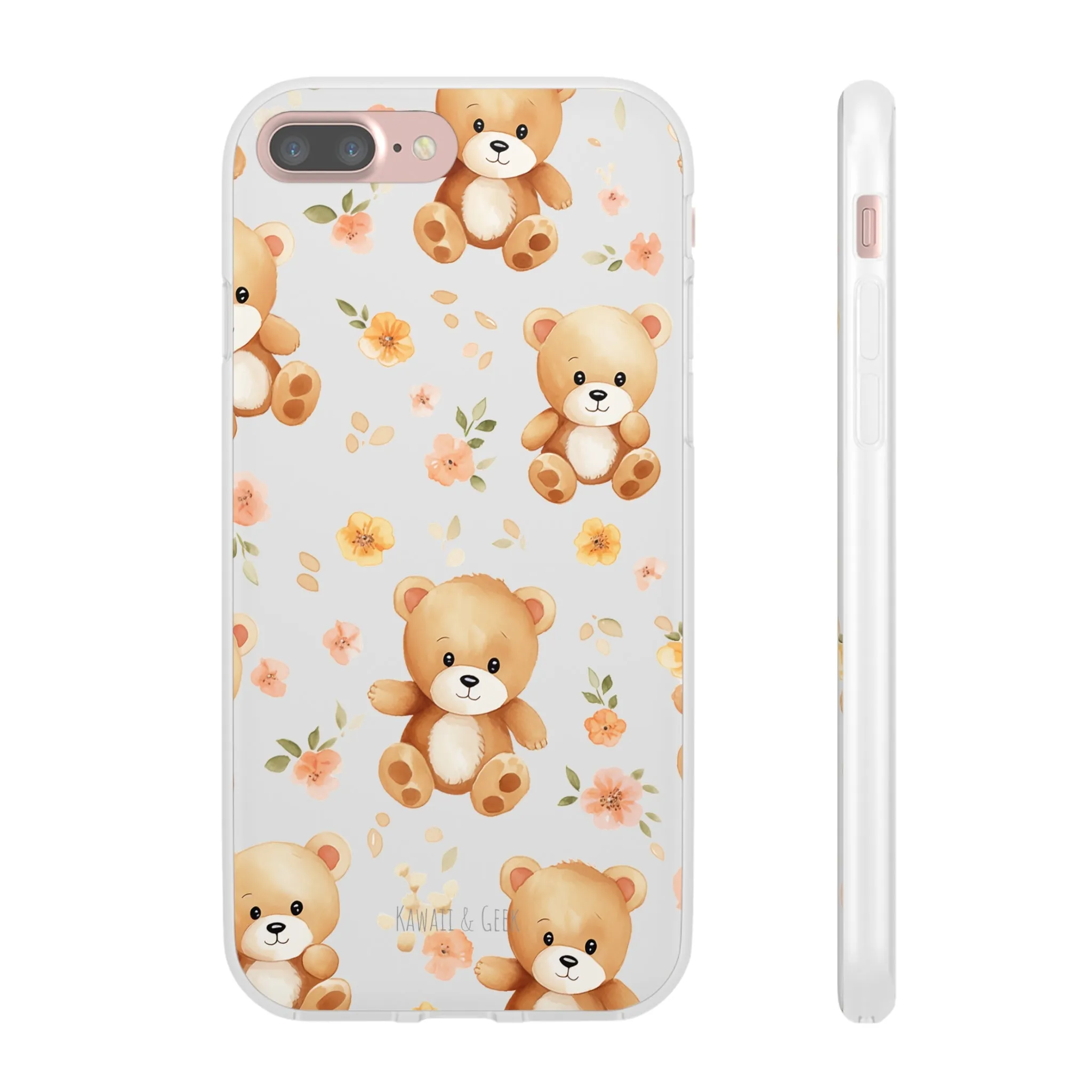 Teddy Delight: Flexi and semi-Transparent Phone Case