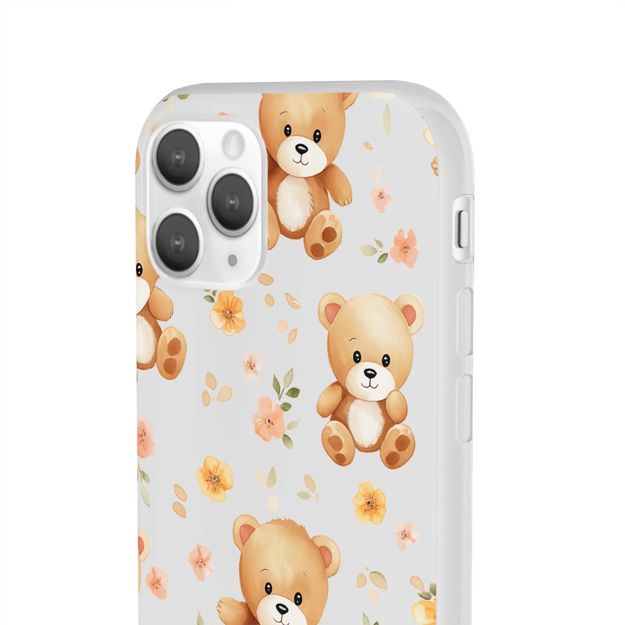 Teddy Delight: Flexi and semi-Transparent Phone Case