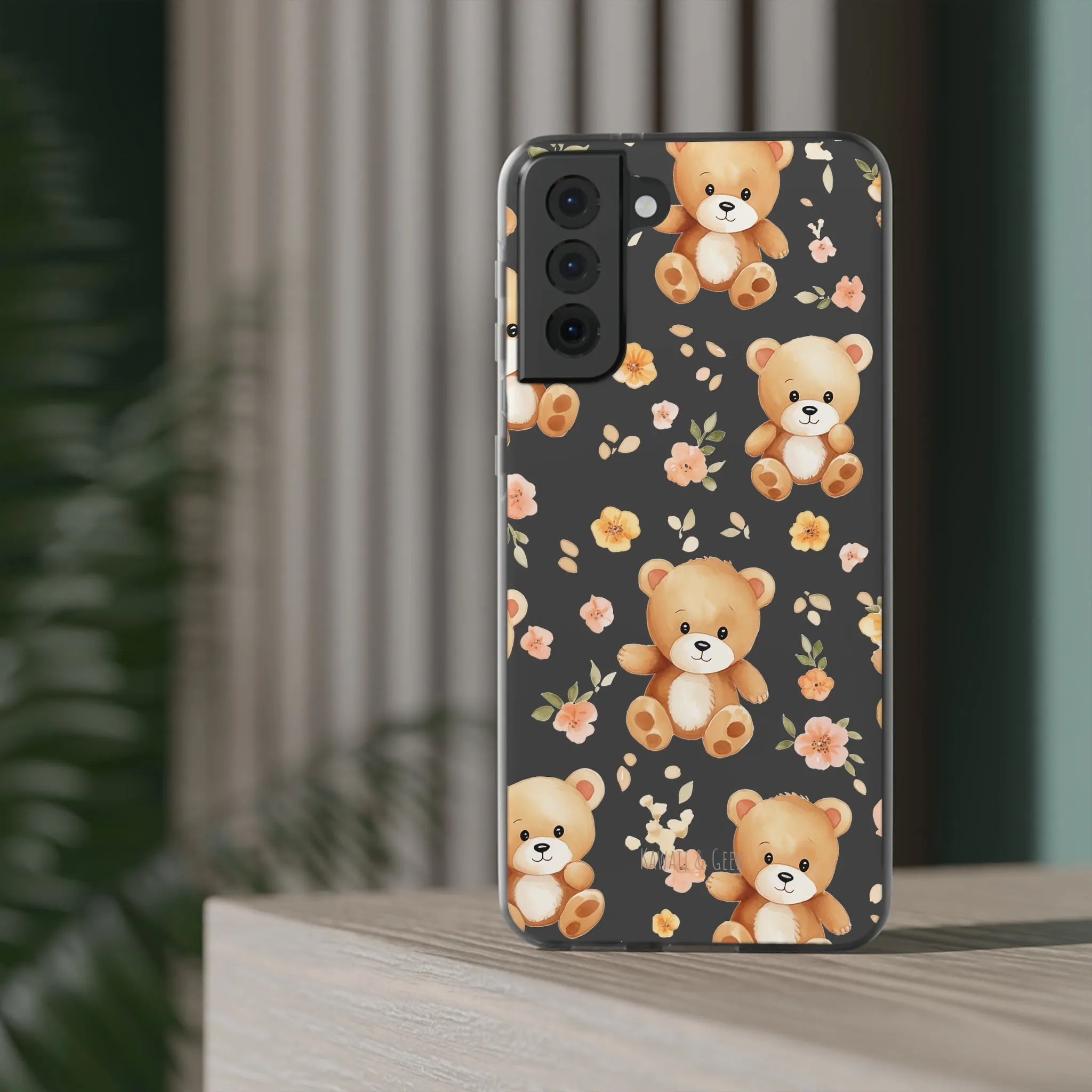 Teddy Delight: Flexi and semi-Transparent Phone Case