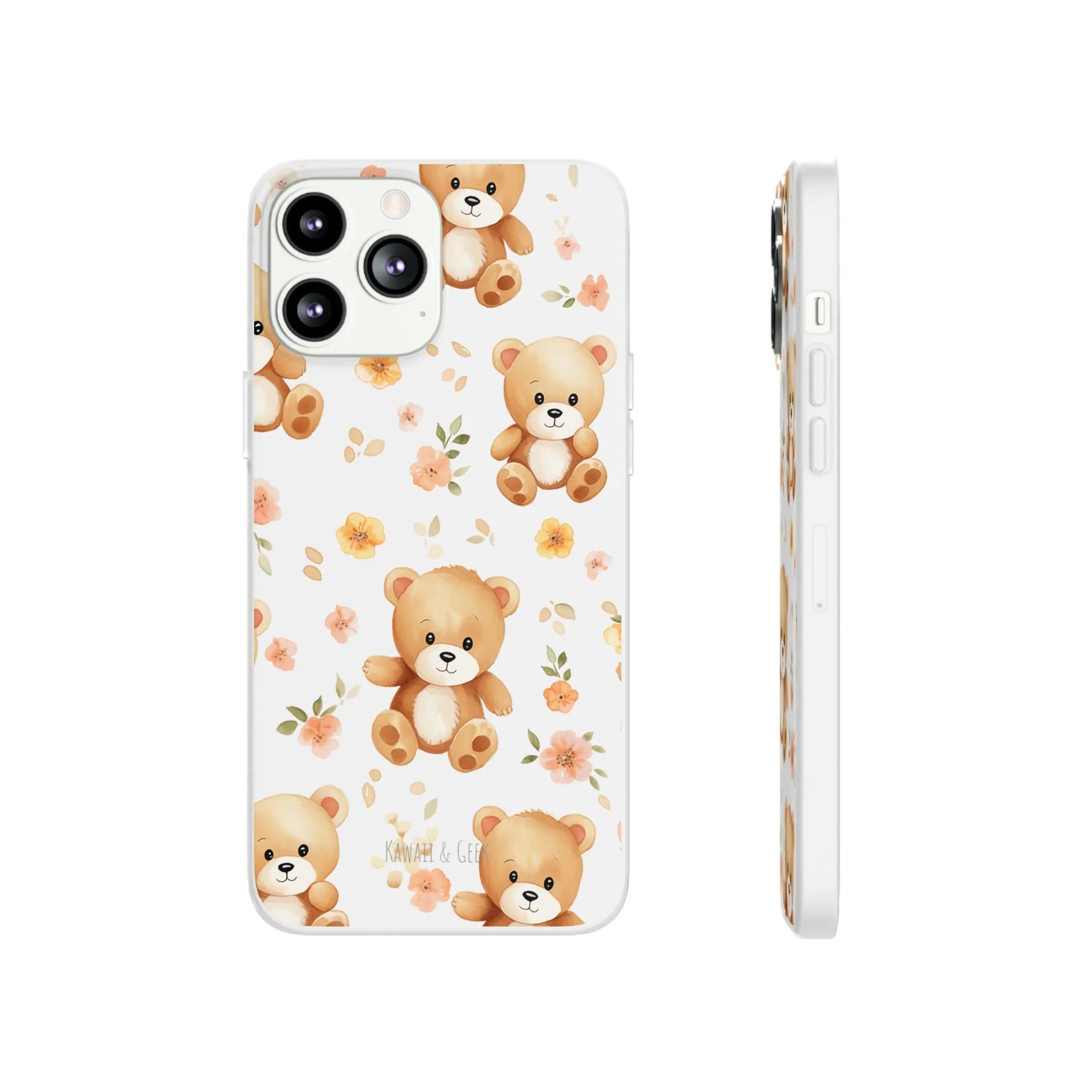 Teddy Delight: Flexi and semi-Transparent Phone Case