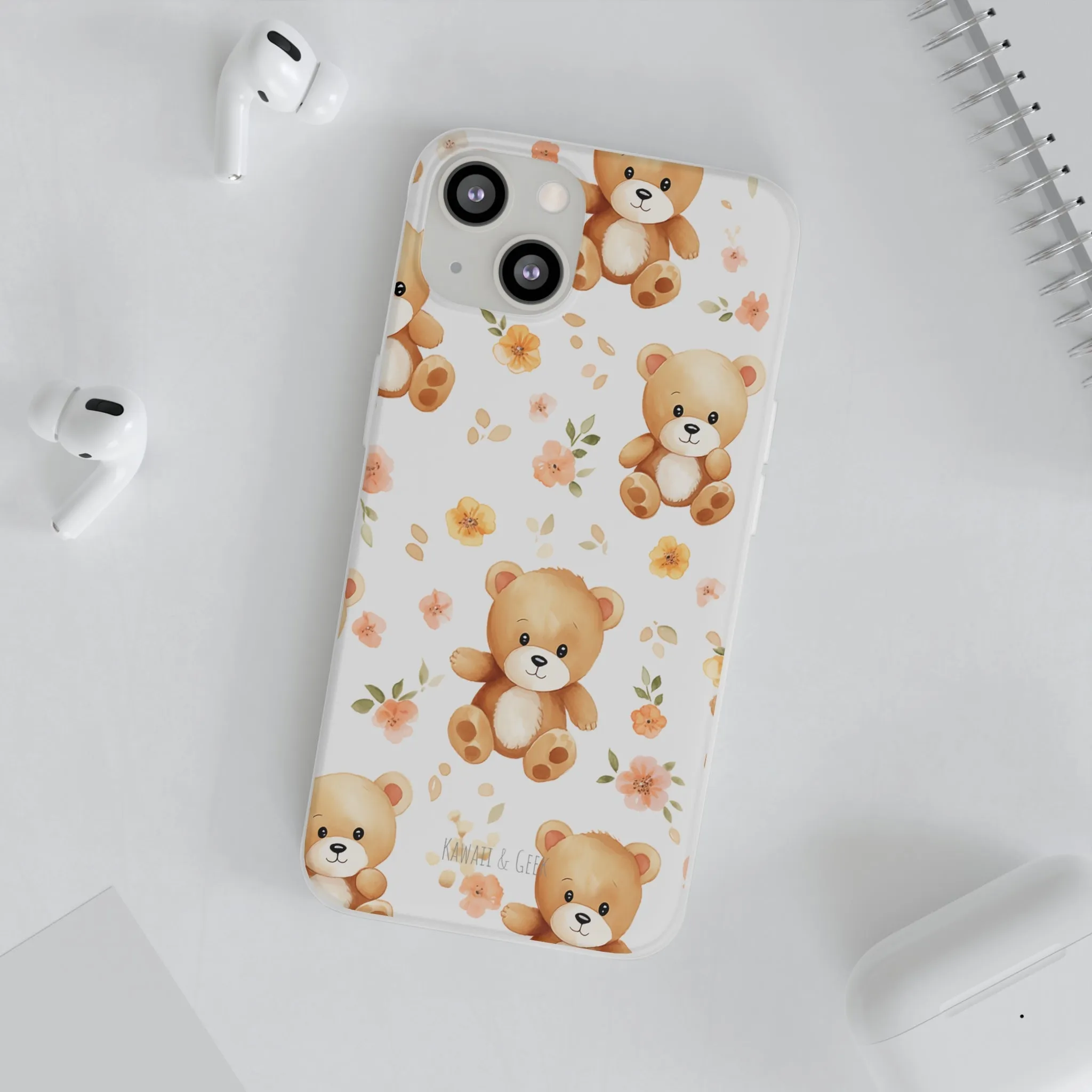Teddy Delight: Flexi and semi-Transparent Phone Case