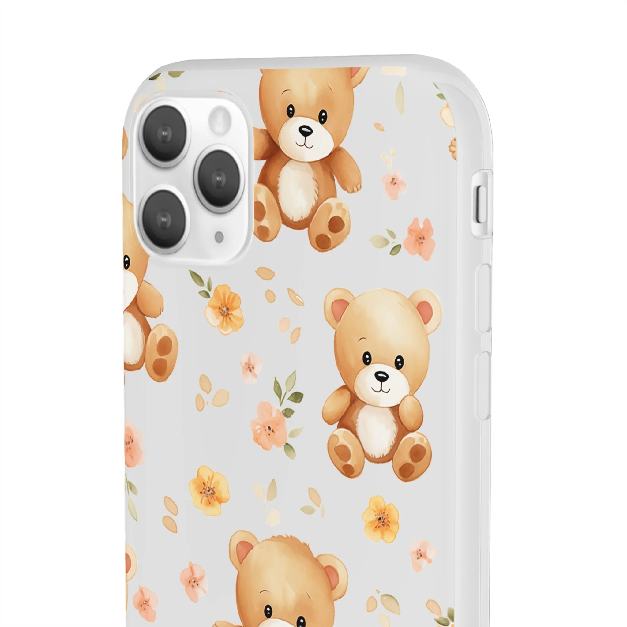 Teddy Delight: Flexi and semi-Transparent Phone Case