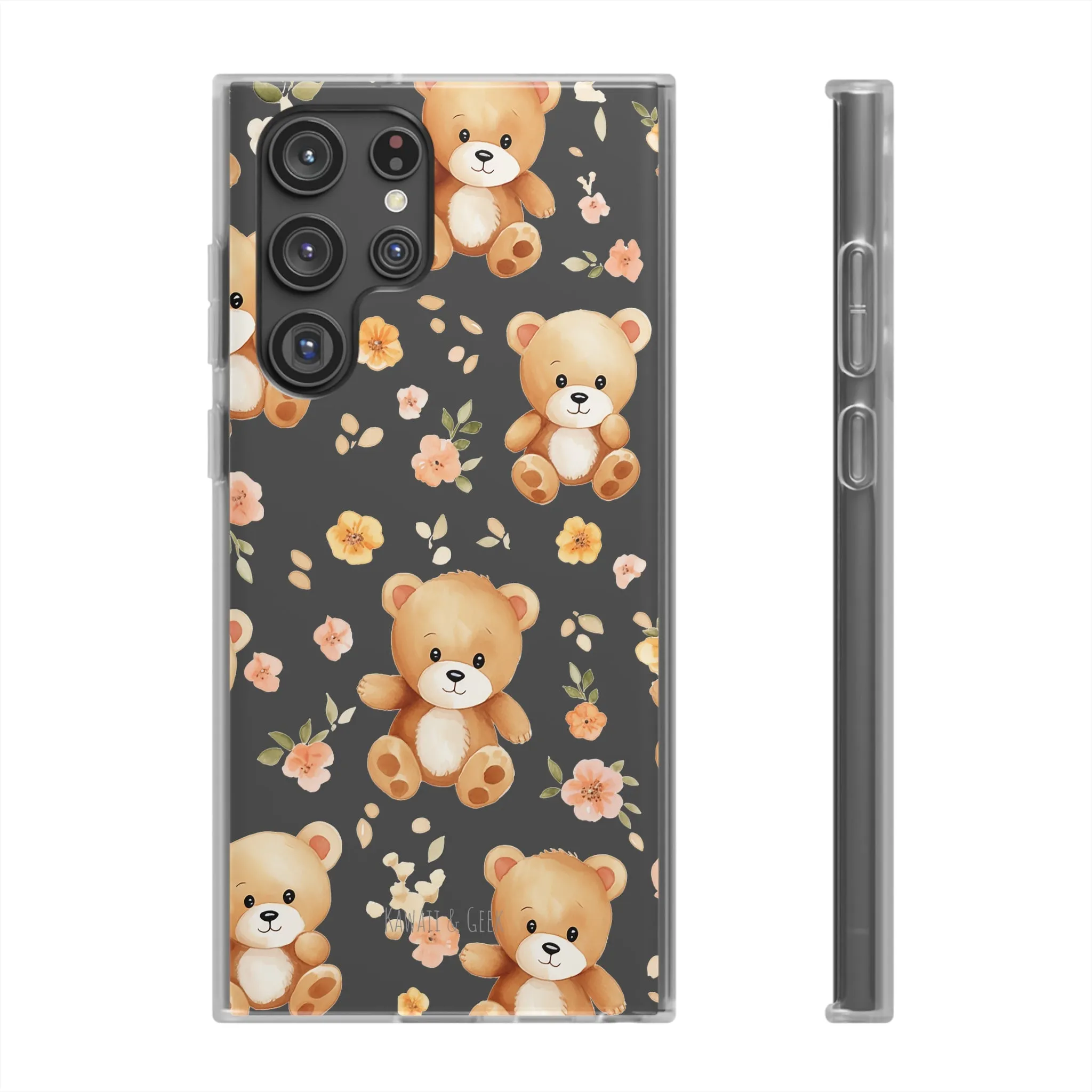 Teddy Delight: Flexi and semi-Transparent Phone Case