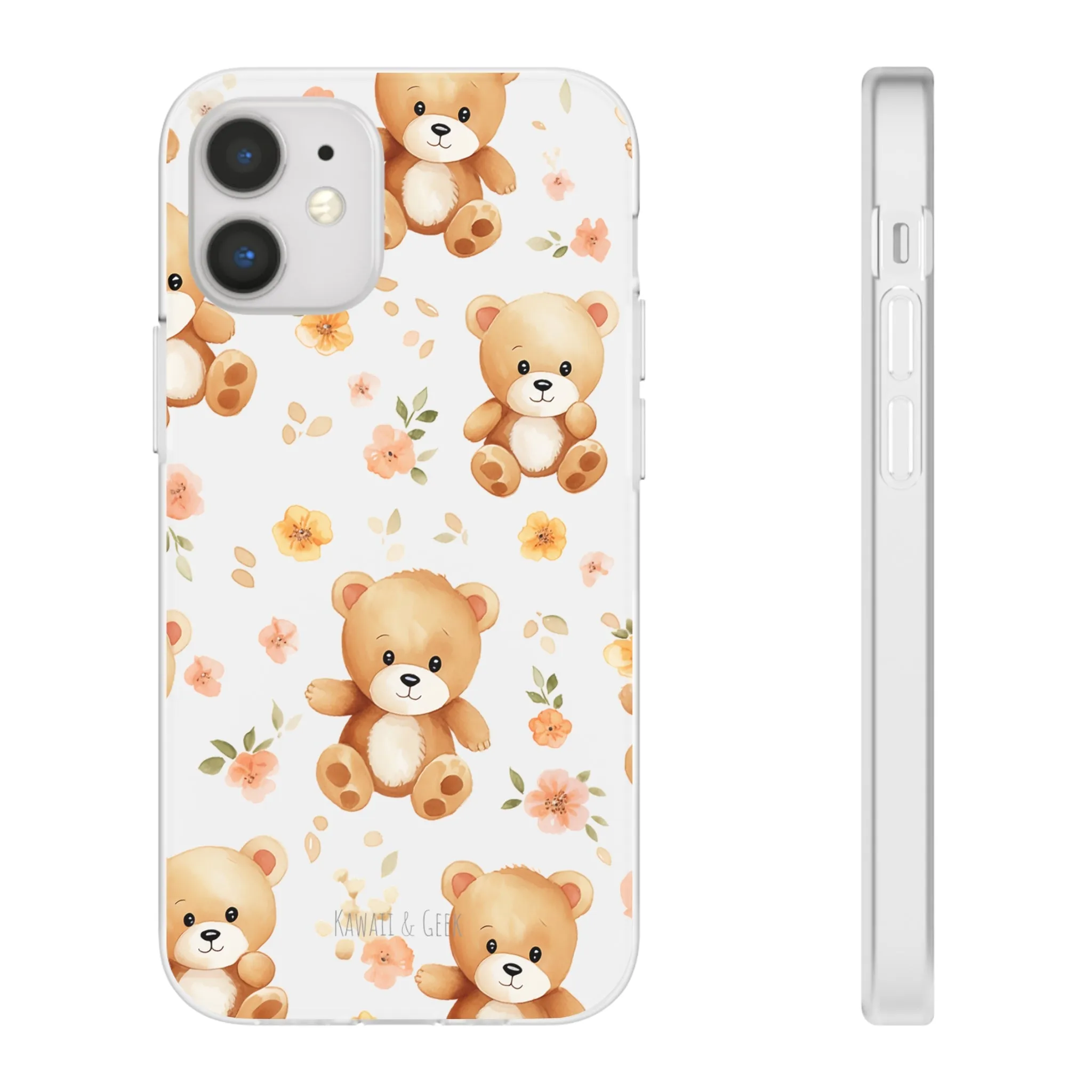 Teddy Delight: Flexi and semi-Transparent Phone Case