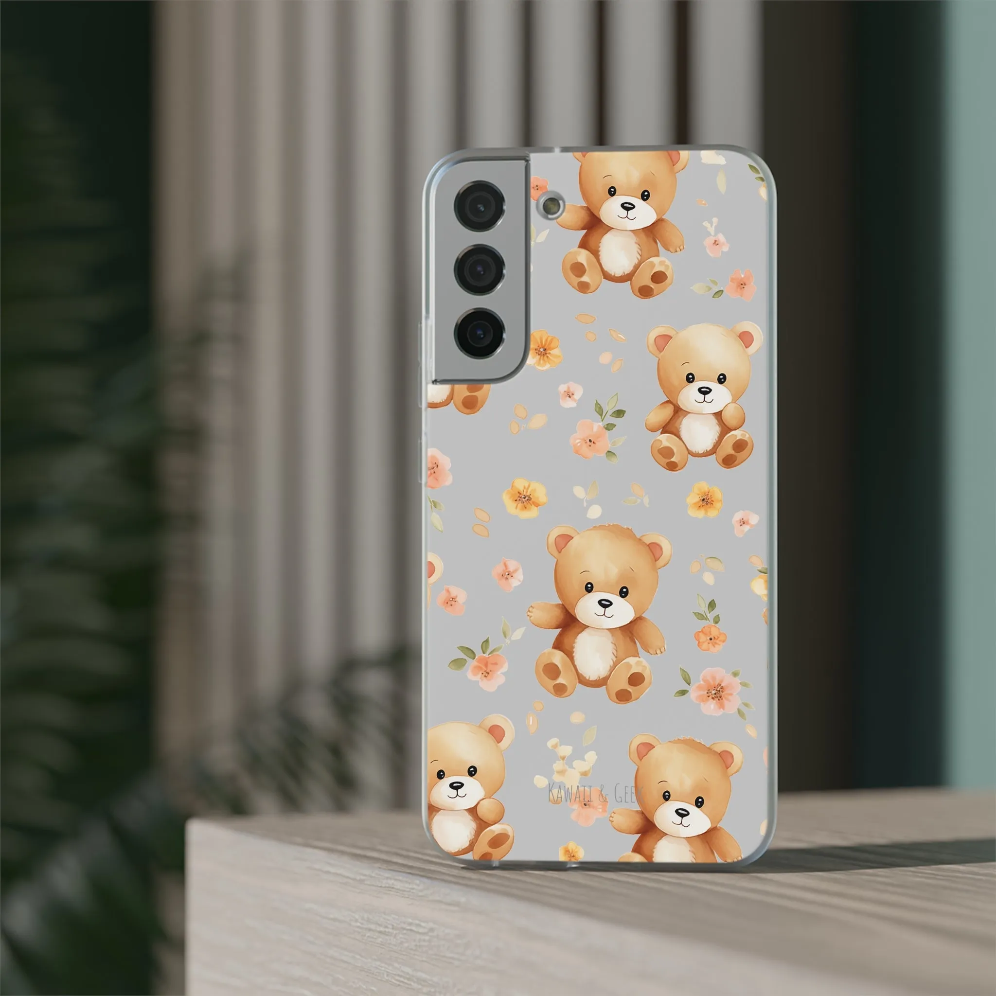 Teddy Delight: Flexi and semi-Transparent Phone Case