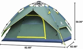 Tent for Camping Instant Cabin Outdoor Camping Double Rain Tents Quick Tents 3-4 People Family Cabins Camping Tents Outdoor Camping Adventure Winter Fishing Tent