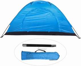 Tents for Camping, Camping Dome Tent, Single Person Easy to Set Up, Waterproof, Lightweight Portable Backpacking Tent for Outdoor Camping Hiking, Mountaineering Travel (Blue)