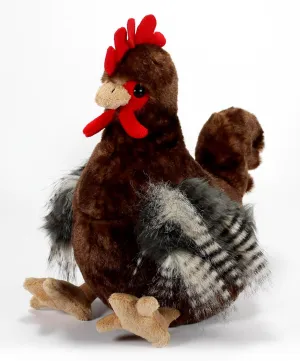 The Petting Zoo Chicken Stuffed Animal Plushie, Gifts for Kids, Wild Onez Farm Animals, Chicken Plush Toy 12 inches