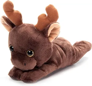 The Petting Zoo Moose Stuffed Animal Plushie Slap Bracelet, Gifts for Kids, Slapstix Wildlife Animals, Moose Plush Toy, 10 inches