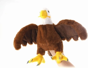 The Petting Zoo Bald Eagle Stuffed Animal Plushie, Gifts for Kids, Puppetz Animals, Eagle Plush Toy 15 Inches