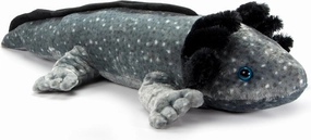 The Petting Zoo Black Axolotl Stuffed Animal Plushie, Gifts for Kids, Wild Onez Sealife Animals, Salamander Plush Toy, 35 inches