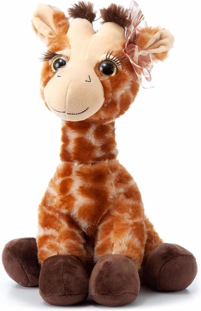 The Petting Zoo, Lash'z Giraffe Stuffed Animal, Gifts for Girls, Plush Toy 12 inches