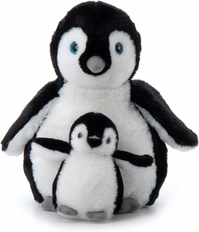 The Petting Zoo Softee Penguin Stuffed Animals, Mom and Baby, Gifts for Kids, Penguin Plush Toy 12 inches